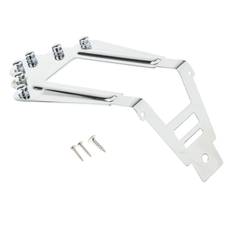1 Set Metal Guitar Bridge Tailpiece with Screws for Jazz Electric Guitar Parts