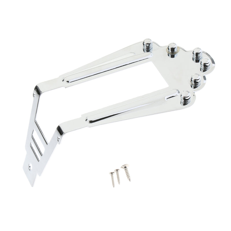 1 Set Metal Guitar Bridge Tailpiece with Screws for Jazz Electric Guitar Parts