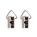 2 Pieces Large Banjo Strap Hooks Tailpiece Attached Musical Instrument Parts for Banjo Guitar