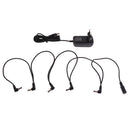 Guitar Effects Power Supply Adapter Charger With 5 Way Cable EU Plug
