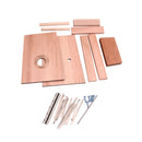 1 Set DIY 17 Key Kalimba Material Finger Percussion Thumb Piano DIY Kit Gift for Kids Friends
