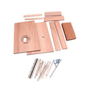 1 Set DIY 17 Key Kalimba Material Finger Percussion Thumb Piano DIY Kit Gift for Kids Friends