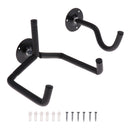 Universal Metal Guitars Horizontal Wall Mount Hanger Stand for Shop Studio Music School Training Center