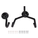 Universal Metal Guitars Horizontal Wall Mount Hanger Stand for Shop Studio Music School Training Center
