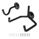 Universal Metal Guitars Horizontal Wall Mount Hanger Stand for Shop Studio Music School Training Center