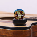 Durable Silicone Guitar Bass Banjo Plectrums Picks Holder with Suction Cup Black