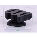 Durable Silicone Guitar Bass Banjo Plectrums Picks Holder with Suction Cup Black
