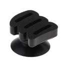 Durable Silicone Guitar Bass Banjo Plectrums Picks Holder with Suction Cup Black