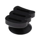 Durable Silicone Guitar Bass Banjo Plectrums Picks Holder with Suction Cup Black