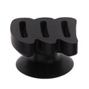 Durable Silicone Guitar Bass Banjo Plectrums Picks Holder with Suction Cup Black