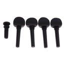 1 Set Spruce Wood Unfinished 4/4 Size Violin DIY Kits Fiddle Material Gift for Kids Friends