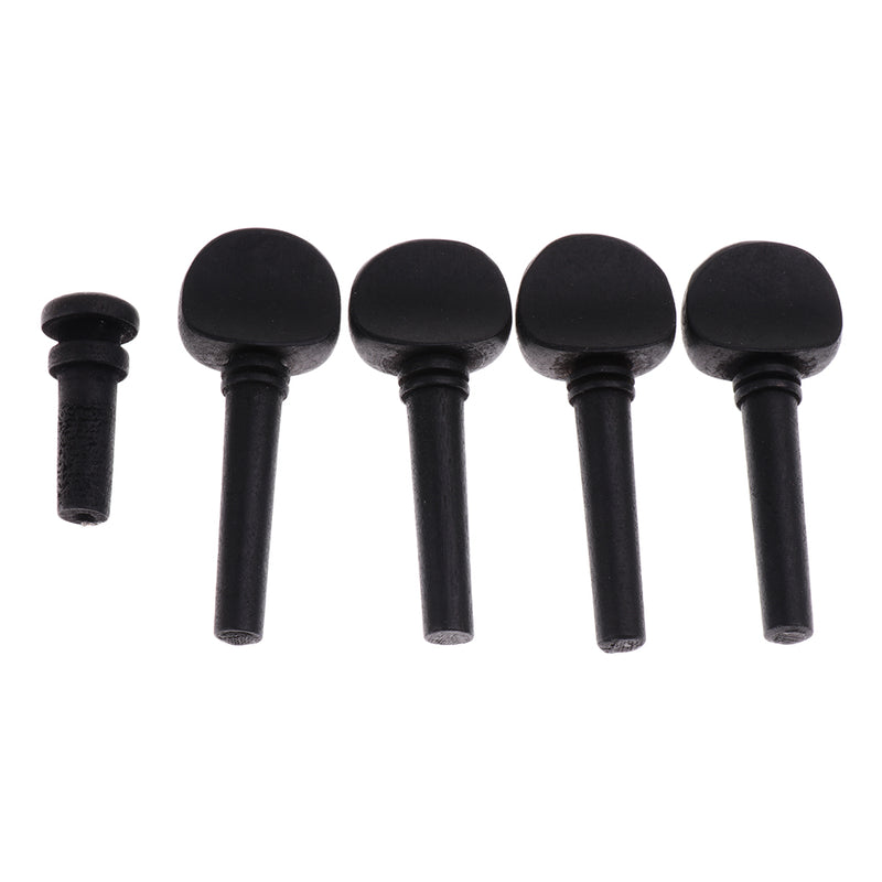 1 Set Spruce Wood Unfinished 4/4 Size Violin DIY Kits Fiddle Material Gift for Kids Friends