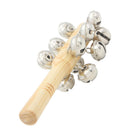 Lightweight Wooden Hand Bell Hand Rhythm Percussion Toy for Children