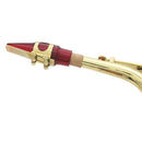 Finest Replacement Clear Red Alto Saxophone Mouthpiece E-Flat Sax Parts Clean Tone 90 x 30mm