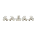 Pack of 5 Metal Mount Fix Screws for Trumpet Sliding Finger Ring Parts Silver