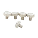 Pack of 5 Metal Mount Fix Screws for Trumpet Sliding Finger Ring Parts Silver