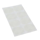 Pack of 8 White Adhesive Silicone Tenor Sax Mouthpiece Patches Pads 0.3mm for Saxophonist Beginner