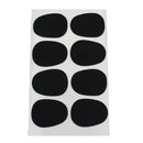 Pack of 8 Adhesive Saxophone Mouthpiece Patches Pads 0.3mm Black DIY Tenor Sax Accessory
