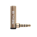 CTIA-OMTP Headphone Microphone Conversion Plug Parts for Cable Adapter Gold