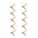 CTIA-OMTP Headphone Microphone Conversion Plug Parts for Cable Adapter Gold
