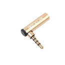 CTIA-OMTP Headphone Microphone Conversion Plug Parts for Cable Adapter Gold