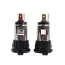 Universal Motorcycle Motorbike Cigarette Lighter With Waterproof Cap Black