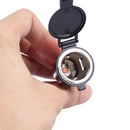 Universal Motorcycle Motorbike Cigarette Lighter With Waterproof Cap Black