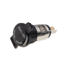 Universal Motorcycle Motorbike Cigarette Lighter With Waterproof Cap Black