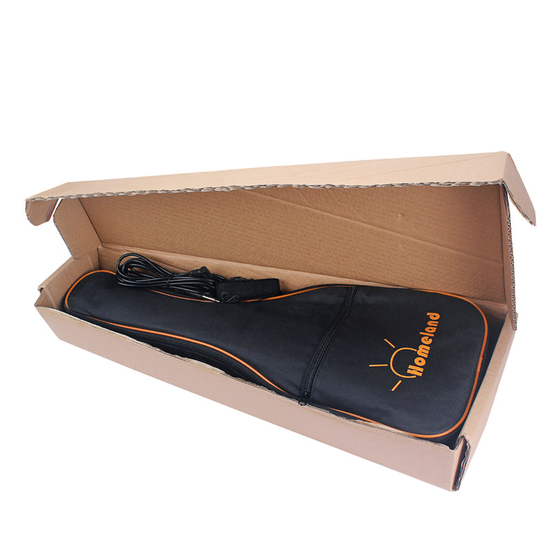 1 Set Spruce 23inch Concert Ukulele Hawaii Guitar with Storage Bag Strap 6.35mm Plug Cable