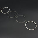 4pcs/Set Bronze Wound Replacement Strings for Mandolin Accessory Gold+Silver