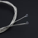 1 Lot of 6 Pieces Acoustic Guitar Strings Set for Guitar Lovers White+ Black