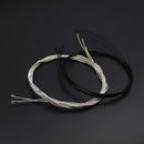 1 Lot of 6 Pieces Acoustic Guitar Strings Set for Guitar Lovers White+ Black