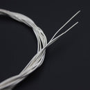 1 Lot of 6 Pieces Acoustic Guitar Strings Set for Guitar Lovers White+ Black