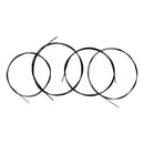 Finest 4PCS Black Replacement Nylon Strings DIY for Ukulele 4 String Hawaii Guitar Accessory