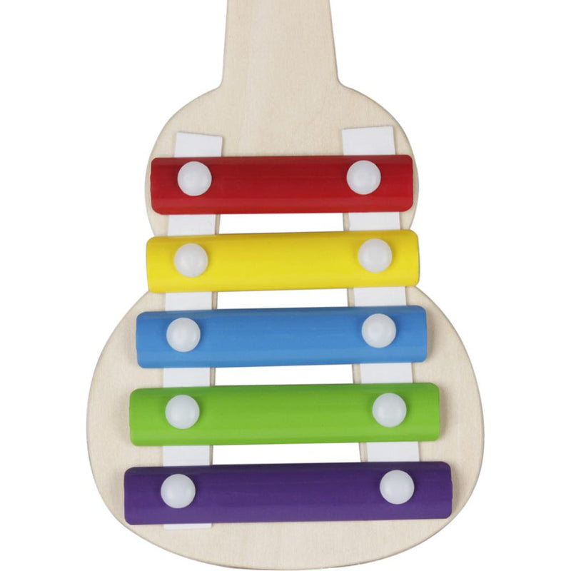 1 Set 5-notes Multi-colored Xylophone Handheld Piano Toys for Baby Kids Musical Toys Gift