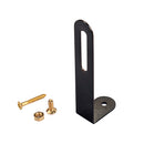 1 Set Pickguard Mounting Bracket with Nut Gold Scews Guitar Accessory Black 2.48x0.83x0.47inch