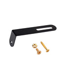 1 Set Pickguard Mounting Bracket with Nut Gold Scews Guitar Accessory Black 2.48x0.83x0.47inch
