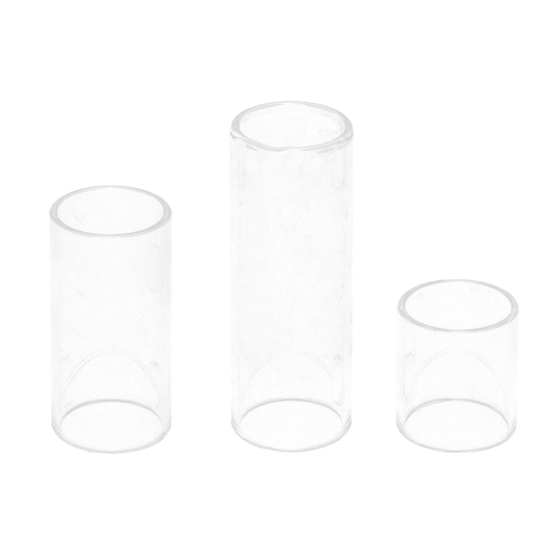 1 Set 28/50/69mm String Finger Slide Glass Bottle Neck for Electric Guitar
