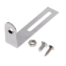 Durable Metal Electric Guitar Pickguard Scratch Plate Mount Support with Screws Silver
