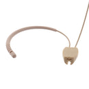 Wired Dual Ear Hook Headworn Unidirectional Microphone Condenser MIC Beige 3.5mm Plug Mic