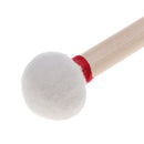 Durable 1 Pair 5B Jazz Drum Drumsticks Mallet Soft Cotton Hammer Drum Set Accessory for Drummer