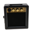Mini Portable Guitar Amlifier Speaker Parts for Electric Guitar Practice 4.72x4.72x2.36inch Black