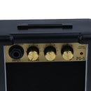Mini Portable Guitar Amlifier Speaker Parts for Electric Guitar Practice 4.72x4.72x2.36inch Black