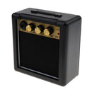Mini Portable Guitar Amlifier Speaker Parts for Electric Guitar Practice 4.72x4.72x2.36inch Black