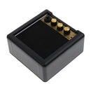Mini Portable Guitar Amlifier Speaker Parts for Electric Guitar Practice 4.72x4.72x2.36inch Black