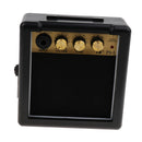 Mini Portable Guitar Amlifier Speaker Parts for Electric Guitar Practice 4.72x4.72x2.36inch Black