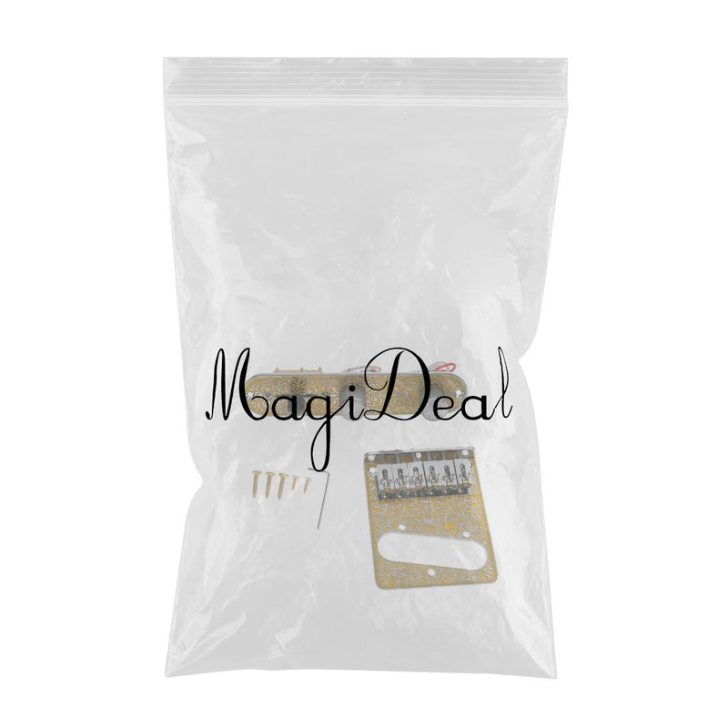 1 Set Guitar Prewired Control Plate Screws Wrench Set for Electric Guitar Lovers Gold