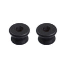 2 Pieces Ebony Guitar Strap Button Endpin Strap Lock for Guitar Parts Accessories