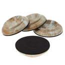 Pack of 4 Plastic Round Piano Caster Cup Feet Pad Floor Carpet Protector for Upright/Grand Piano Parts