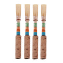 Pack of 4 Oboe Replacement Reeds Cork with Storage Case Medium Cotton Protection